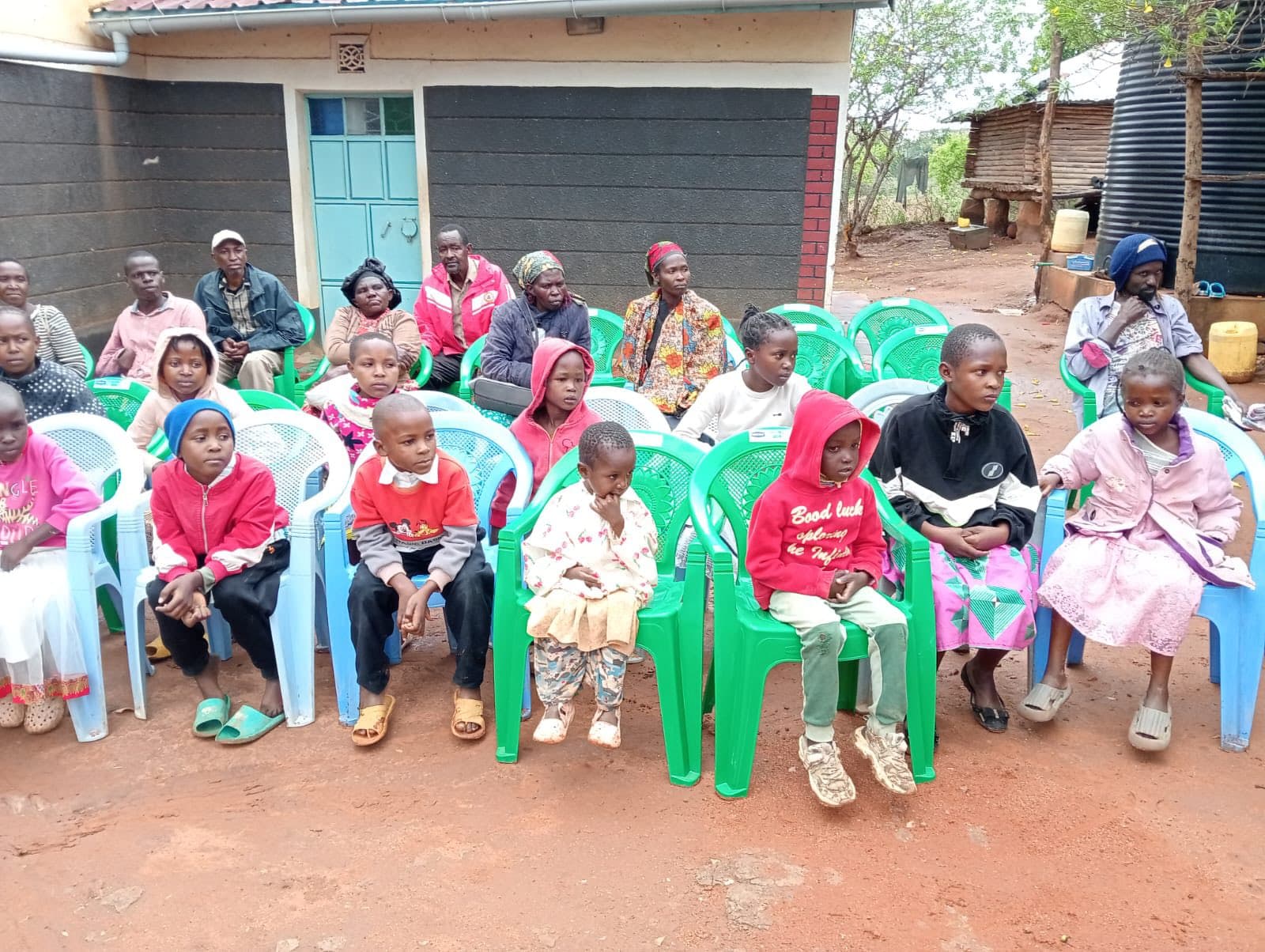 Warm community light texture for Kenya stories section